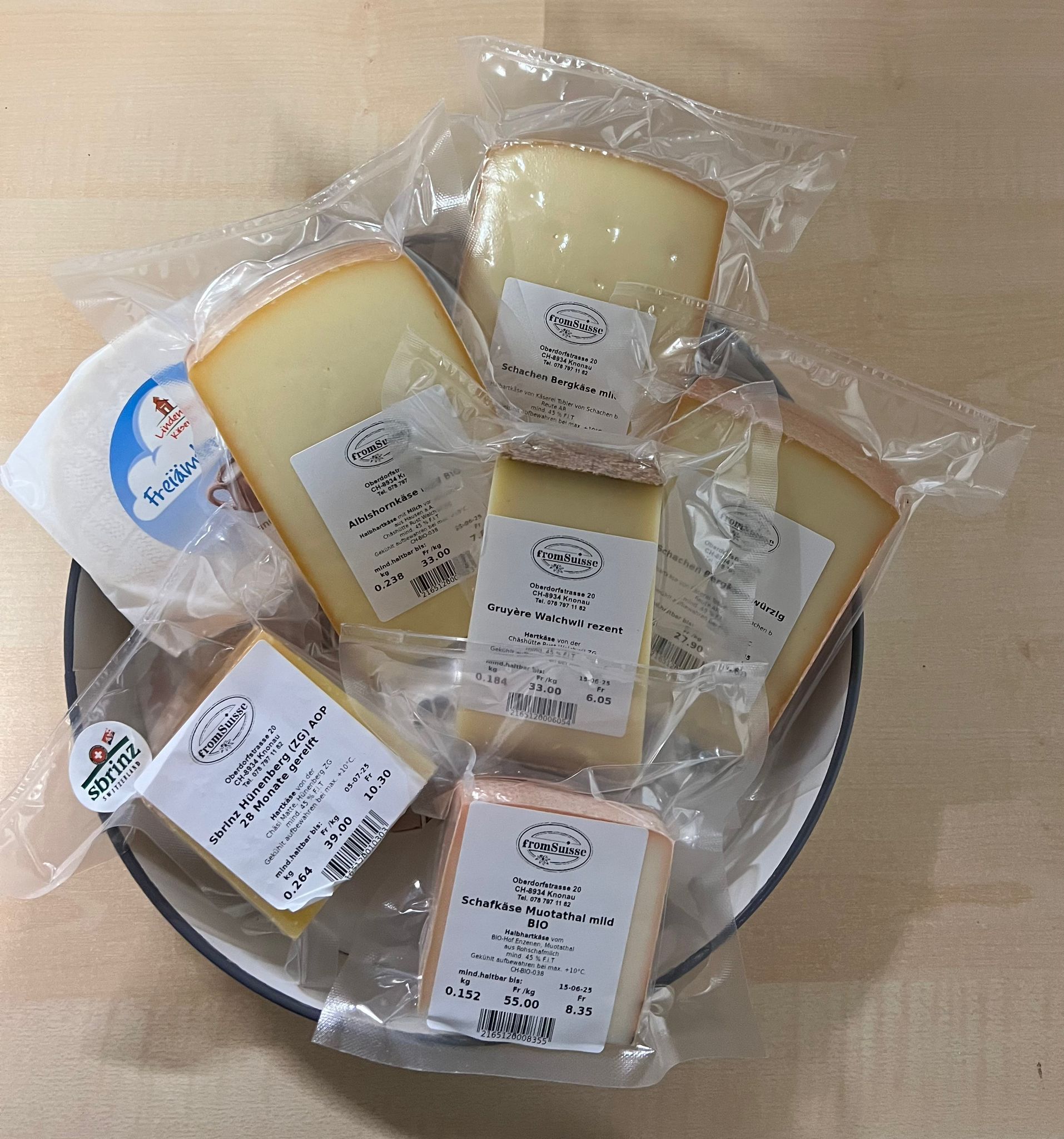 Verschiedene Käse
