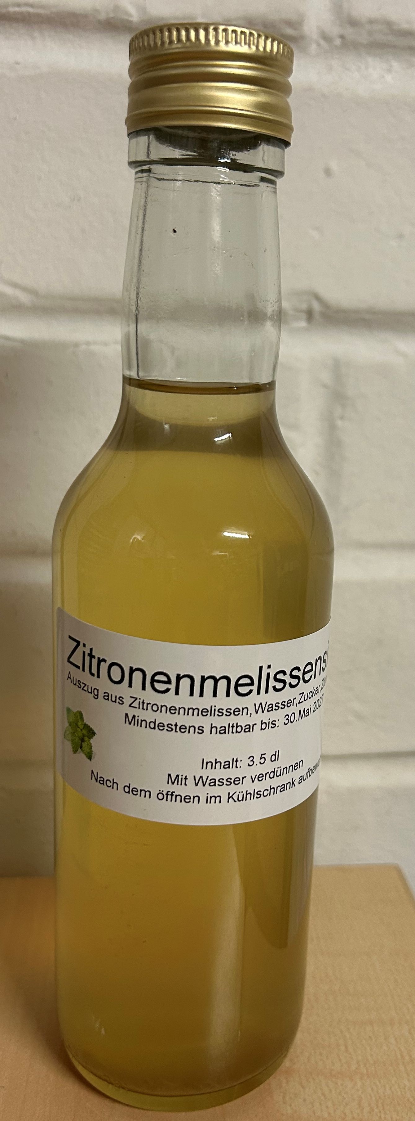 Zitronenmelissesirup